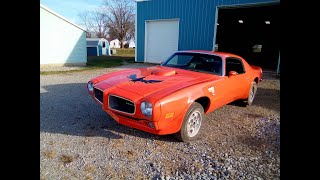 1972 firebird restoration 72 update on tune up [upl. by Hodge]