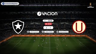 COPA LIBERTADORES  Botafogo vs Universitario por RADIO OVACION [upl. by Imoin]