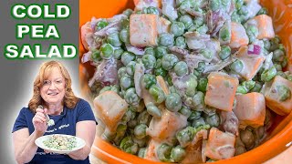 COLD PEA SALAD A Cool Refreshing Side Dish Perfect for Spring or Easter [upl. by Parfitt]