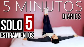 5 Estiramientos Para DORMIR MEJOR  Estiramientos antes de dormir [upl. by Ettenhoj442]