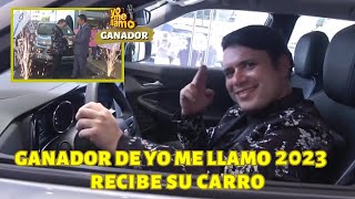 El Ganador de Yo Me Llamo Ecuador 2023 quotJuan Gabrielquot recibe su carro [upl. by Gillespie906]