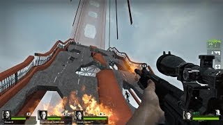 Left 4 Dead 2 Multiplayer Walkthrough Gameplay Day Break Custom Campaign [upl. by Allenotna]