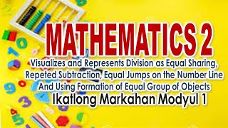 MATH 2  Module 1 Quarter 3  Visualizes and Represents Division as Equal Sharing [upl. by Nerty]