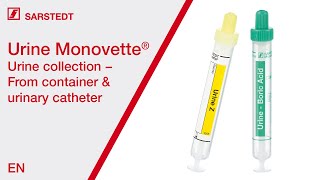 Urine collection Instruction for hygenic urine collection with the Urine Monovette® [upl. by Aber]