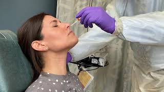 How to Obtain a Nasopharyngeal Swab Specimen [upl. by Raddatz619]