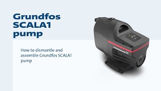 How to dismantle and assemble Grundfos SCALA1 pumps [upl. by Aihceyt436]