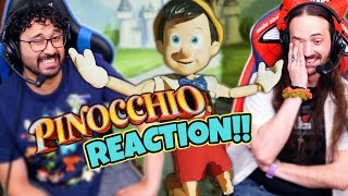 Oh BoyPINOCCHIO 2022 MOVIE REACTION First Time Watching  Disney Plus [upl. by Ecniv417]