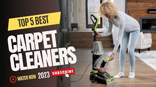 Top 5 Best Carpet Cleaners For 2023  Carpet Cleaners Under 200 [upl. by Ahsienom]