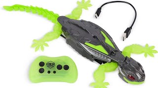 HEX BOTS Wall Crawler Gecko Rechargeable Remote Control Robot Toys for Kids [upl. by Lybis]