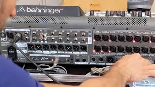 How to Connect the Digital Stagebox to the Behringer X32 Mixing Desk [upl. by Krasnoff]