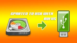 How to install Gparted iso to usb stick with rufus [upl. by Lorelle949]