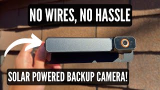 The Easiest Backup Camera You’ll Ever Install In 2 Minutes  AutoVox Solar Wireless Camera [upl. by Lizabeth686]