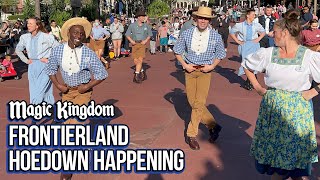 Frontierland Hoedown Happening  Returns After 2 Years at Magic Kingdom [upl. by Rosinski]