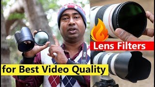 Benefits of Lens Filters  आग लगा देगी Video Quality में  With Lens Hood [upl. by Lucine]