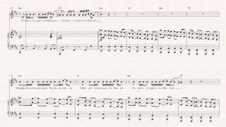 Trumpet  Reflektor  Arcade Fire Sheet Music Chords amp Vocals [upl. by Yrem]