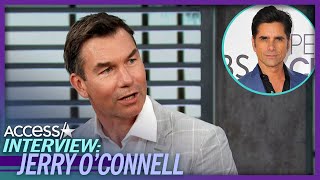 Jerry OConnell REACTS To What John Stamos Said About Rebecca Romijn EXCLUSIVE [upl. by Kali132]