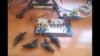 Arduino Standalone Fuel Injection Interrupts LM1815 test [upl. by Irelav190]