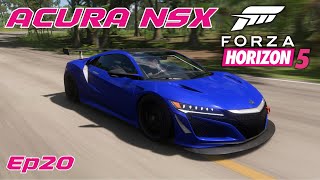 FH5 TUNEANDO el ACURA NSX Supercoche INFRAVALORADO  Forza Horizon 5 [upl. by Zsuedat]