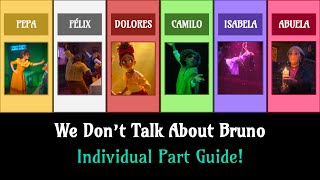 We Dont Talk About Bruno  Vocal Part Guide [upl. by Fiona14]