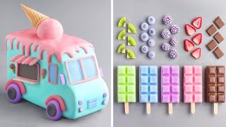 3 Hour Relaxing ⏰ Most Satisfying Cake Decorating Compilation  So Yummy Colorful Cake Tutorials [upl. by Ahsyle]