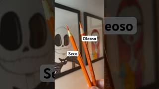 Lápis de cor SECO vs OLEOSO  parte 2 artmaterials [upl. by Llywellyn146]