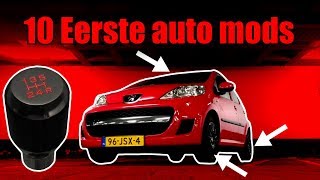 Eerste AANPASSINGEN Aan AUTO  Peugeot 107 [upl. by Kcirrem]