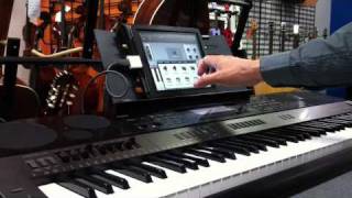 Casio WK7500 with IPad 2 as Midi Brain [upl. by Zennas]