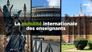 La mobilité internationale des enseignants à lUVSQ [upl. by Inoek]