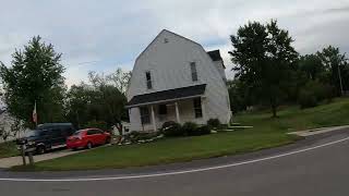 Driving down Coit Ave NE by the River Bank Grand Rapids Michigan 27 August 2024 NGH20031 [upl. by Einial]