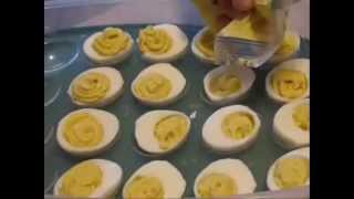 Deviled Eggs Recipe  Simple Deviled Eggs Recipe with Mustard [upl. by Etana]