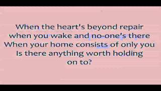 Anything Worth Holding On To  karaoke  instrumental Scott Alan [upl. by Brinna]