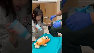 When a child shows her dentist how to be a dentist 💀 [upl. by Emse]