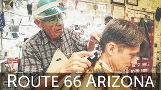 💈 History amp Haircut with National Treasure Guardian Angel of Route 66  Seligman AZ [upl. by Madison520]