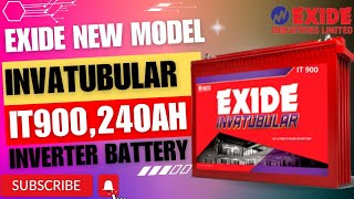 Exide new model inverter battery  Exide invatubular it900240ah inverter battery  backup  PRICE [upl. by Ennairek241]