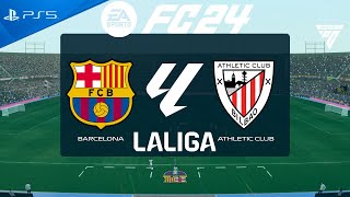 FC 24 Barcelona vs Athletic Bilbao  La Liga 202425  PS5 Full Match [upl. by Zap]