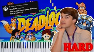 Tension  Game Theory Deadlock Theme Piano Tutorial [upl. by Eilama]