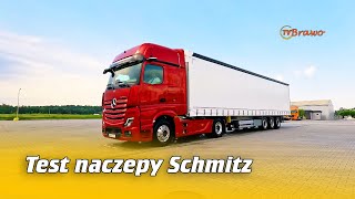 Test naczepy Schmitz  Na Osi 1105 [upl. by Neelahs]