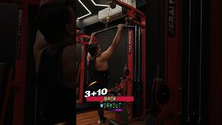 back workout at gym shortsmotivation gymworkout [upl. by Koressa]