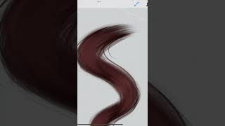 procreate hairdrawing procreatetips [upl. by Jahdol]