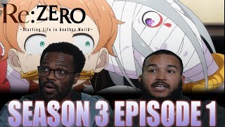 HERE WE GO AGAIN  Rezero Season 3 Episode 1 Reaction [upl. by Fulbert374]