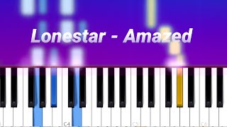 Lonestar  Amazed Piano Tutorial [upl. by Sherborn]