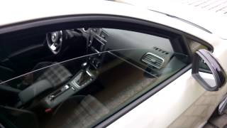 VW Golf 7 GTI Regenschließenschließen der Fenster über den Regensensor [upl. by Lainahtan566]