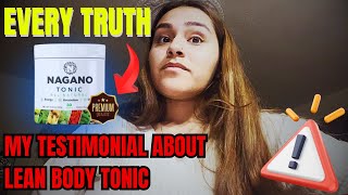 NAGANO TONIC REVIEW🛑EVERY TRUTH🛑 Lean Body Tonic Work 🌿BUY NAGANO TONIC Weight Loss Supplement [upl. by Saibot]