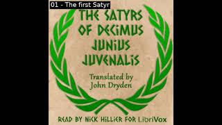 The Satyrs of Decimus Junius Juvenalis by Decimus Iunius Iuvenalis  Full Audio Book [upl. by Aspia]