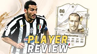 Gianluca Zambrotta BASE ICON EAFC 24 REVIEW [upl. by Ailemor780]