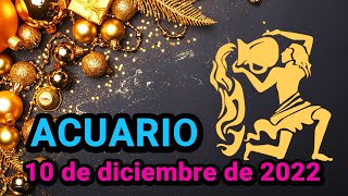 𝐏𝐑𝐄𝐏𝐀𝐑𝐀𝐓𝐄🖐𝐕𝐈𝐄𝐍𝐄 𝐀𝐋𝐆𝐎 𝐌𝐀𝐑𝐀𝐕𝐈𝐋𝐋𝐎𝐒𝐎🎉🎇Acuario♒ 10 de Diciembre de 2022 Horóscopo de hoyTarot [upl. by Borman957]