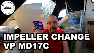 How to replace the impeller on Volvo Penta MD17C  Boat McRill [upl. by Stephannie]