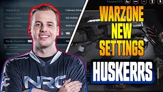 Huskerrs Warzone Settings Keybinds and Setup New Update 2021 [upl. by Ruzich]