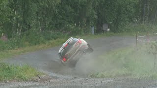 Sébastien Chardonnet Close Call in Lankamaa  Motorsportfilmernet [upl. by Ashlie]