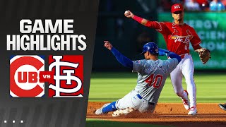 Cubs vs Cardinals Game Highlights 52524  MLB Highlights [upl. by Llerrot454]